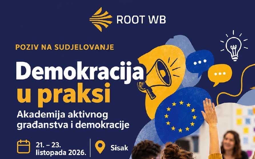 Kako izgleda demokracija u praksi? Saznajte na trodnevnoj Akademiji aktivnog građanstva i demokracije